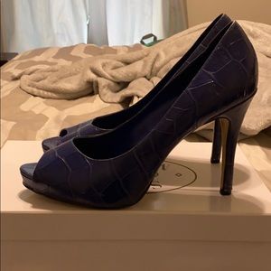 Nine West peep toe heels